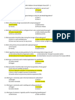 1 SEAM 4 Midterm Multiple Choice (Set - ) Answer Key