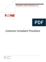 F1-QMS-PR-17 Customer Complaint Procedure