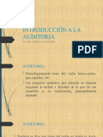 Introduccion A La Auditoria