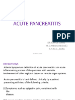 Acute Pancreatitis