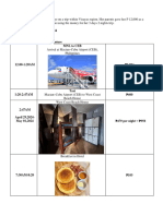 Travel Itinerary Gr4