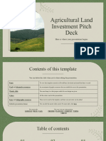 Agricultural Land Investment Pitch Deck - by Slidesgo