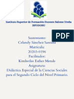 Esquema Analítico Sobre Los Componentes Del Curriculo Del Área de Ciencias Sociales en El Segundo Ciclo de Primaria.