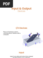 Input & Output Devices