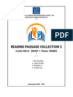 2B2. Reading Passage Collection 2 - Group 1 - Class 20E18