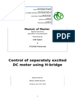 Control of Separately Excited DC Motor Using H-Bridge