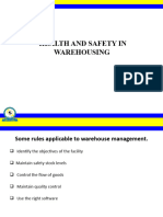 20 Health and Safety in Warehousing