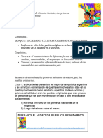 Secuencia Didáctica de Ciencias Sociales - Pueblos Originarios