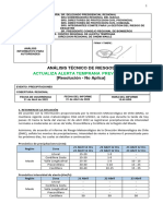 Actualiza Atp Regional Por Precipitaciones