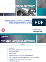 Infrastructural Challenges in Steel Industry - Best Paper Published in 4th International Steel Logistics Conference in Antwerp