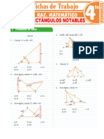 Triangulos Rectangulos Notables para Cuarto Grado de Secundaria