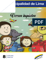 Coleccion Lima Lee 8 Versos Inquietos