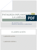 Patologia Inflamatoria de La Laringe