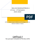 Aula 23 - Engenharia de Reservatórios II 2023 - 24