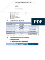 Esquema Sugerido de Planificación Anual 2023