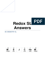 Topic 9 - Redox SL - Answers