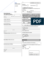 Enrolment Form Sea