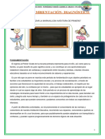 Período de Diagnóstico Año 2.024 - 1° Grado