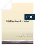 Unidad I Generalidades Residuos