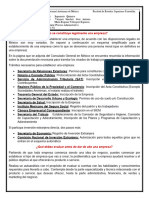 Como Se Constituye Legalmente Una Empresa y Estructuras Organizacionales