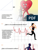 Cualidades Físicas: Acondicionamiento Físico Frecuencia Cardiaca Pulsaciones Resistencia Cardiovascular