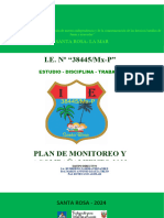 Plan de Monitoreo 1°, 2° y 3°