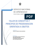 Taller de Conceptos y Principios de Programacion Orientada A Objetos