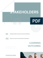 1.4 Stakeholders