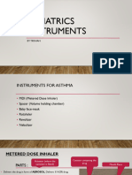 Paediatrics Instruments