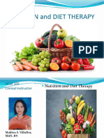 1 Nutrition and Diet Therapy Objectives