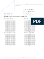 Precalculus - Chapter 10 Retest Practice Packet