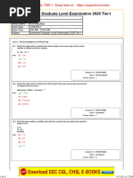 SSC CGL Tier 1 Papers 2020 Held On 13 Aug 2021 Shift 1 Reasoning