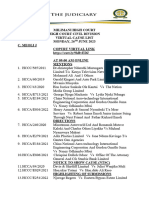 Civil Cause List For 26th June 2023