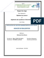 Rapport de Stage (Récupération Automatique)