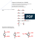 Drawing Vector Diagrams To Find Resultant Force - HELPSHEET