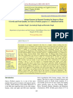 Significance of Eco Garbage Enzyme in Organic Farming For Improve Plant Growth and Fruit Quality On Guava (Psidium Guajava) Cv. Allahabad Safeda