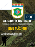 A Atmosfera e Os Climas - 60 Exercícios Gabaritados