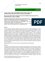 Artigo RELAÇÃO SIMULTÂNEA ENTRE INOVAÇÃO E INTERNACIONALIZAÇÃO