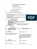 Detailed Lesson Plan in Science 4