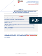 AULA 01 - Análise de Textos (Verbais e Não Verbais), Sob o Aspecto Tipológico, Do Gênero e Das Marcas Linguísticas e Interpretação.