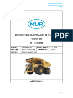 Informe Final de Reparación de Tolva N 3 CAT 797F - Modelo HP