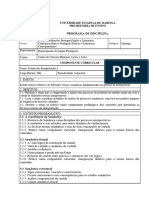 Estudo Das Interpretacoes I Noturno Programa e Criterio