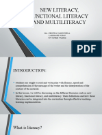 New Literacy Functional Literacy