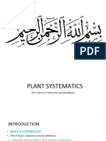 Plant Systemtics