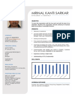 Mrinal's Resume PDF