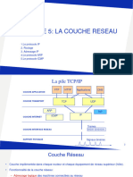 Chapitre 5: La Couche Reseau: 1.le Protocole IP 2. Routage 3. Adressage IP 4.le Protocole ARP 5.le Protocole ICMP