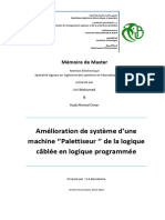 Amélioration de Système D'une Machine 'Palettiseur ' de La Logique Câblée en Logique Programmée