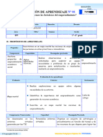 Sesión 1 - Conocemos Las Fortalezas Del Emprendimiento - Ept-1ro-2do