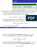 Fonction Caractéristique