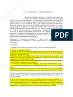 Caso NÂ° 7 (Acto JurÃ - Dico y Derecho Sucesorio), Con Respuestas